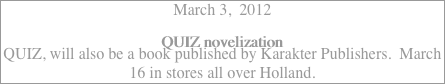 March 3,  2012